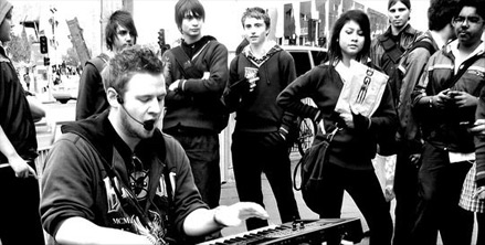 Busking in Melbourne